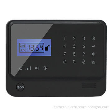 GSM Alarm System, 6 Russia Voice Alarm Phones, Full Operating Prompts, LCD Display with SIM Card